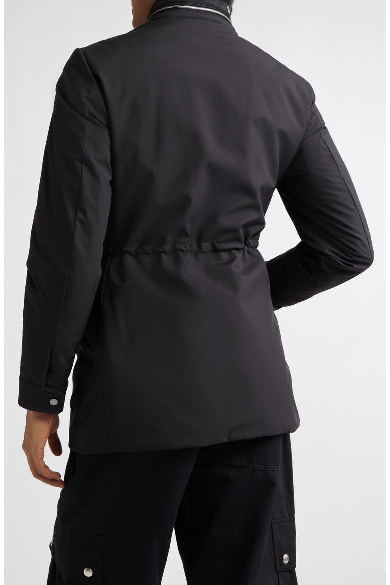Bracci Waterproof Down Overcoat, Alternate, color, NERO