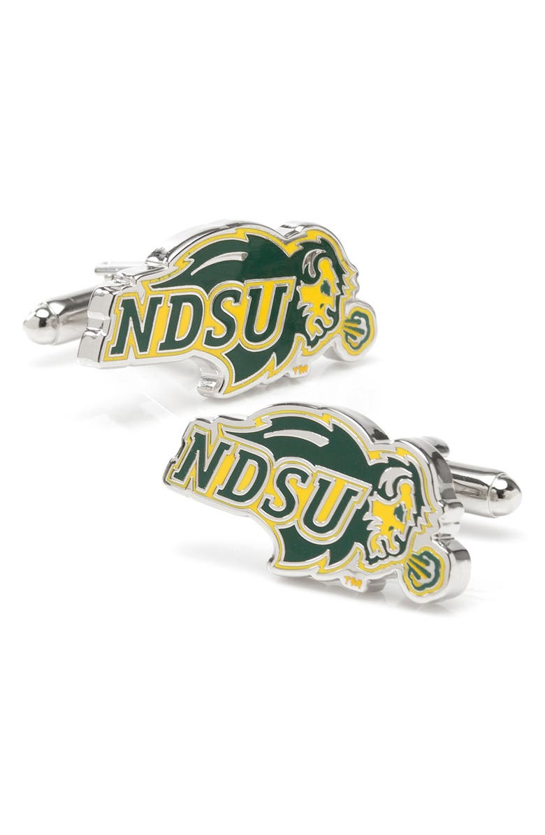 Cufflinks, Inc. NCAA Collegiate North Dakota State University Bisons Cuff Links, Main, color, North Dakota St Bison Thundar