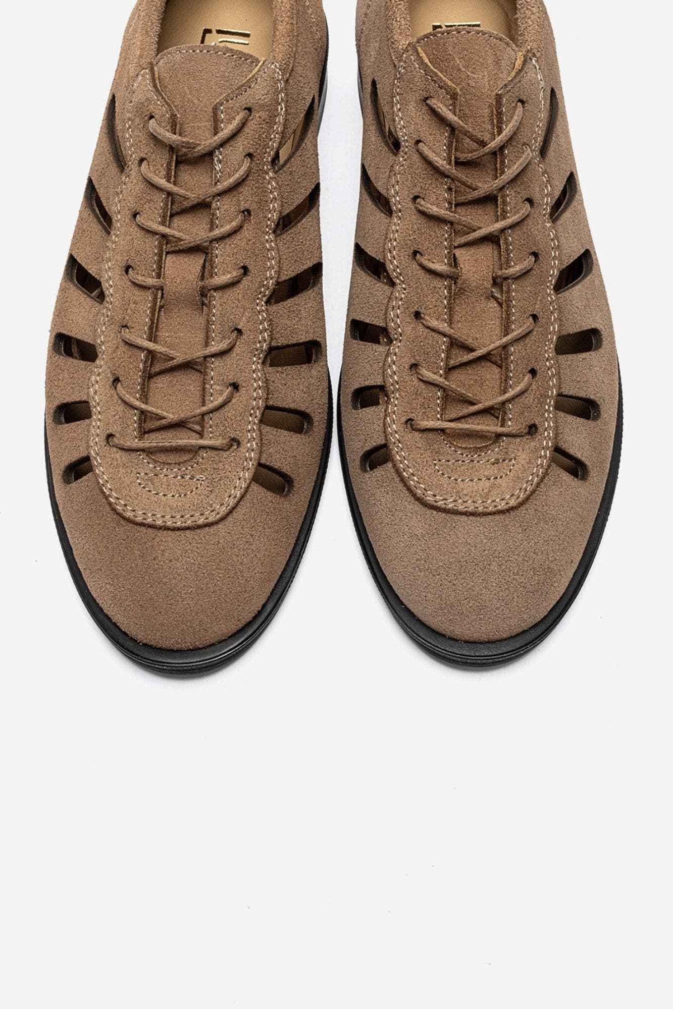 Astron Leather Casual Lace Up Shoes, Alternate, color, Cognac Suede