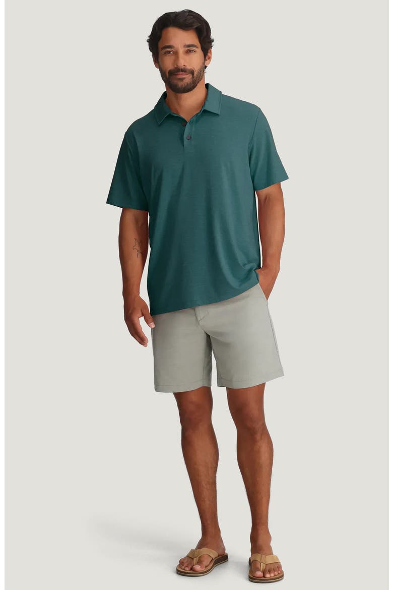 Flex Polo II, Alternate, color, HEATHER SEA PINE