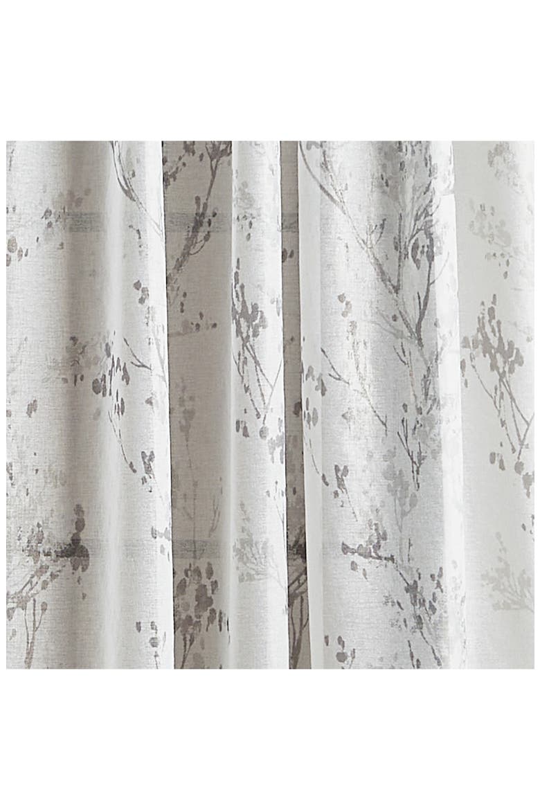 Atlanta Set of 2 Poletop Curtain Panels, Alternate, color, GREY