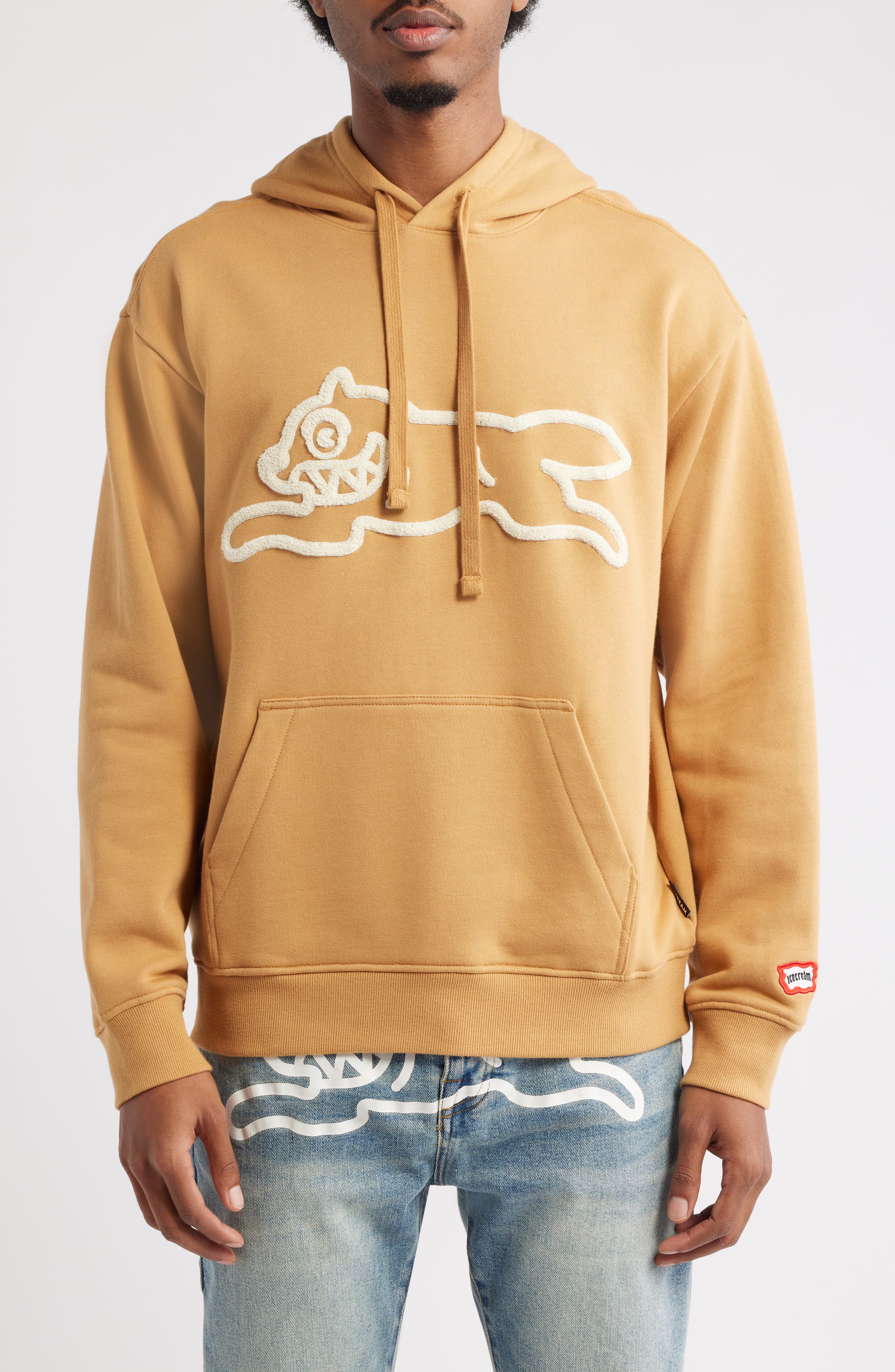 ICECREAM Sauce Logo Appliqué Hoodie