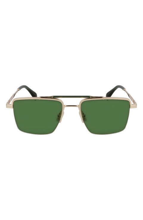Landor 55mm Rectangular Sunglasses