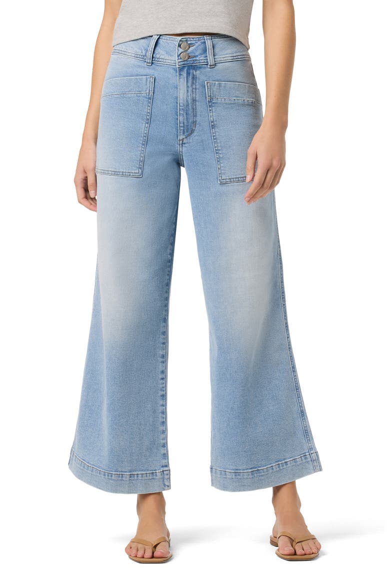 Wide Leg Ankle Crop Cargo Jeans, Main, color, AUDIRELLE