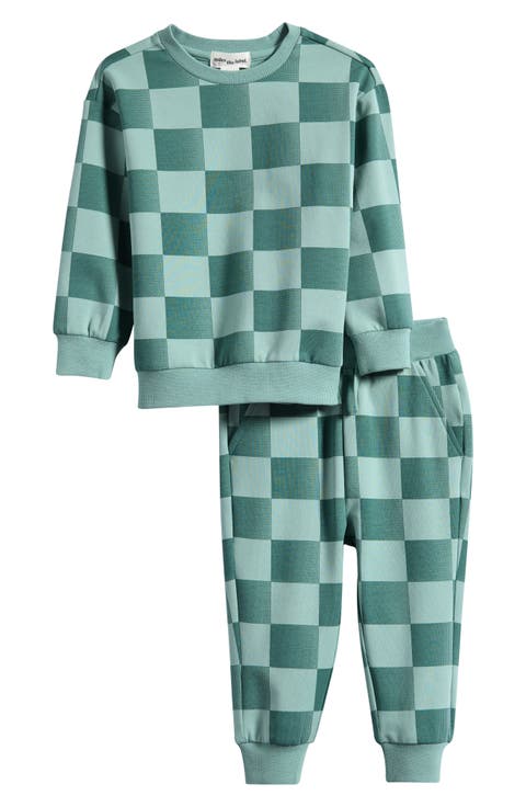 Checkerboard Sweatshirt & Joggers Set (Baby)