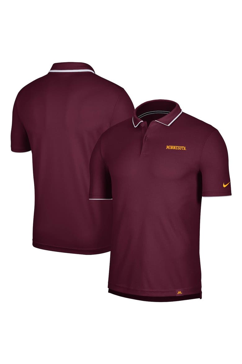 Men's Nike Maroon Minnesota Golden Gophers Performance Polo, Alternate, color, Maroon