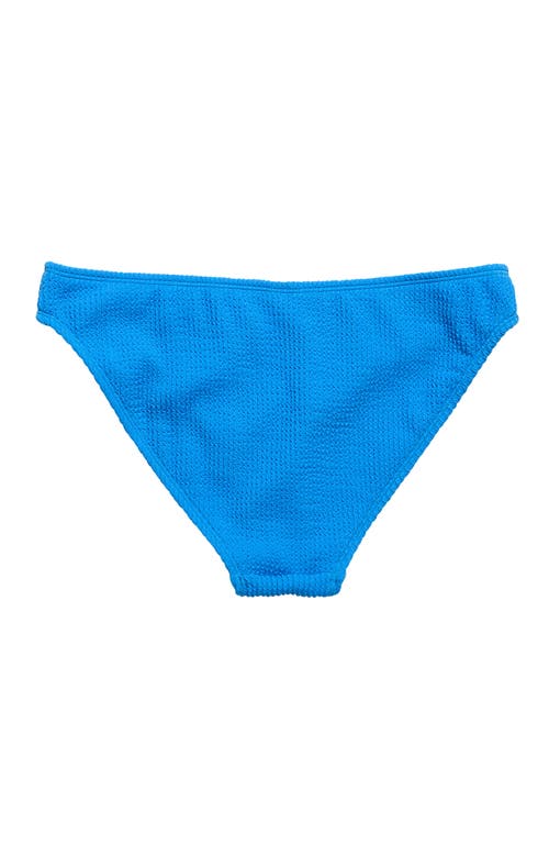 Snapper Rock Textured Bikini Bottom In Blue