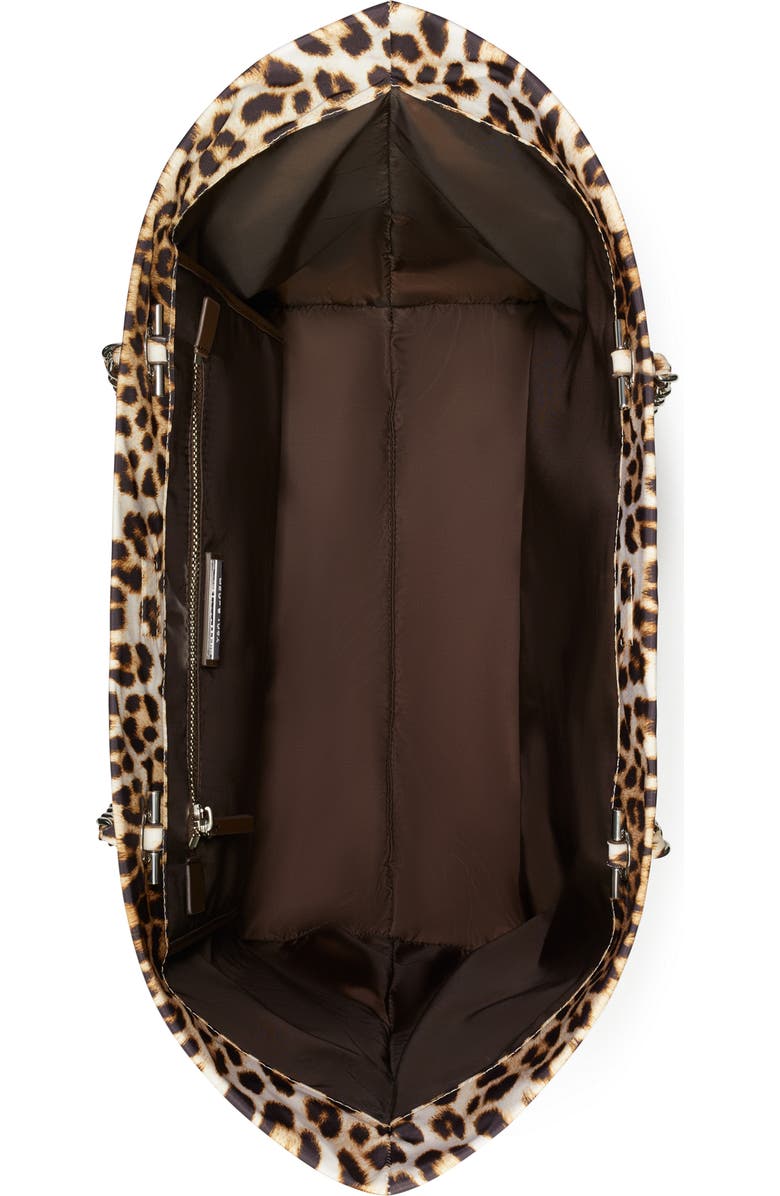 Tory Burch Ella Leopard Print Tote, Alternate, color,