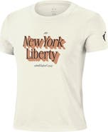 Nike Women's Nike Cream New York Liberty Chill Tri-Blend Mod Cropped T-Shirt