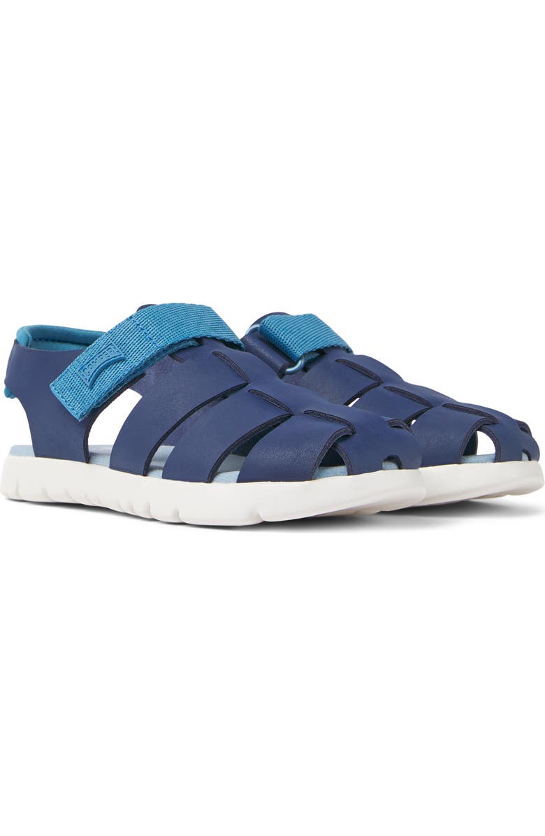 Camper Kids' Oruga Sandal, Main, color, Dark Blue