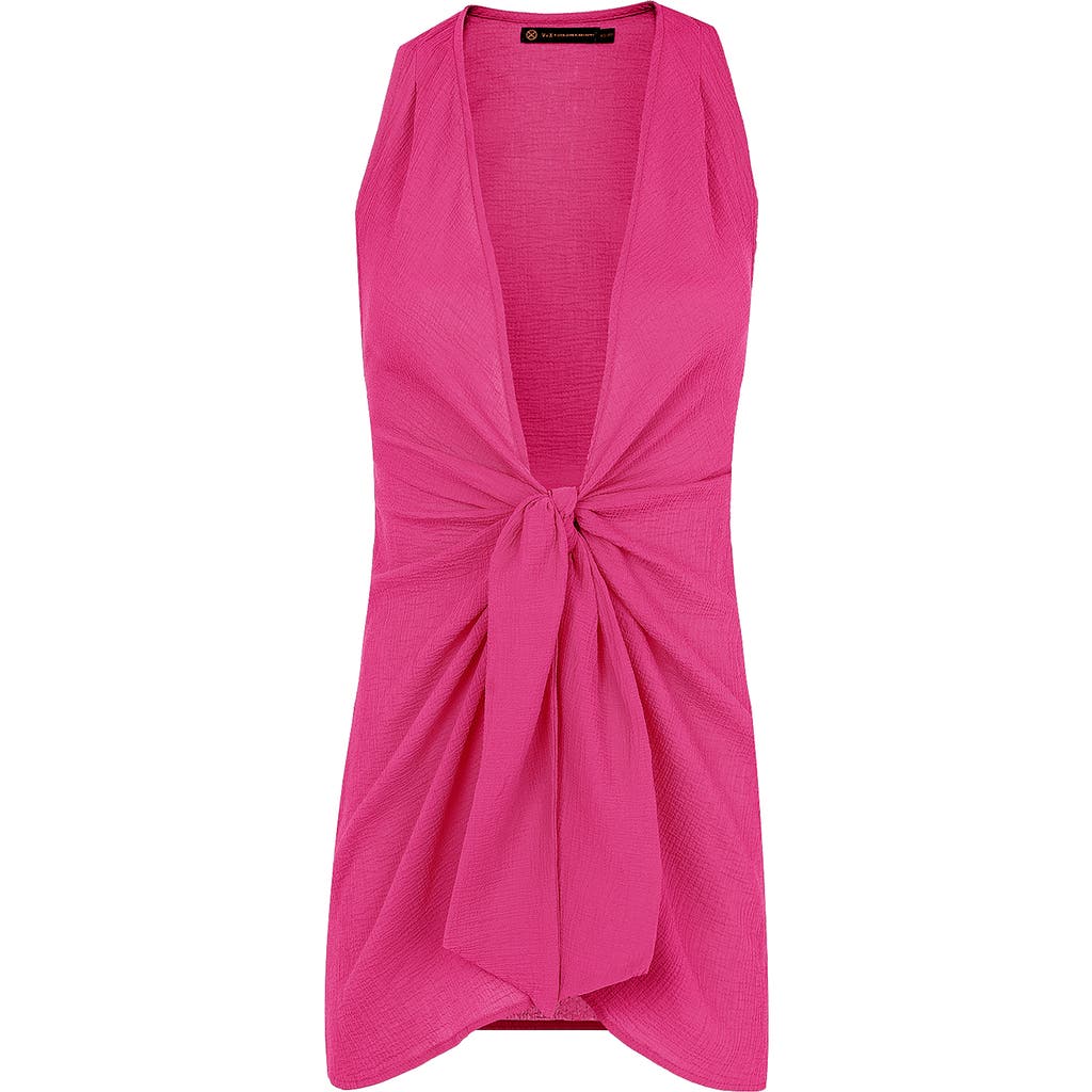Vix Paula Hermanny Mita Cover-up Dress In Pink