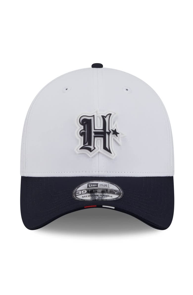 New Era Men's New Era White/Navy Houston Texans 2025 NFL Training Camp 39THIRTY Flex Hat, Alternate, color, White