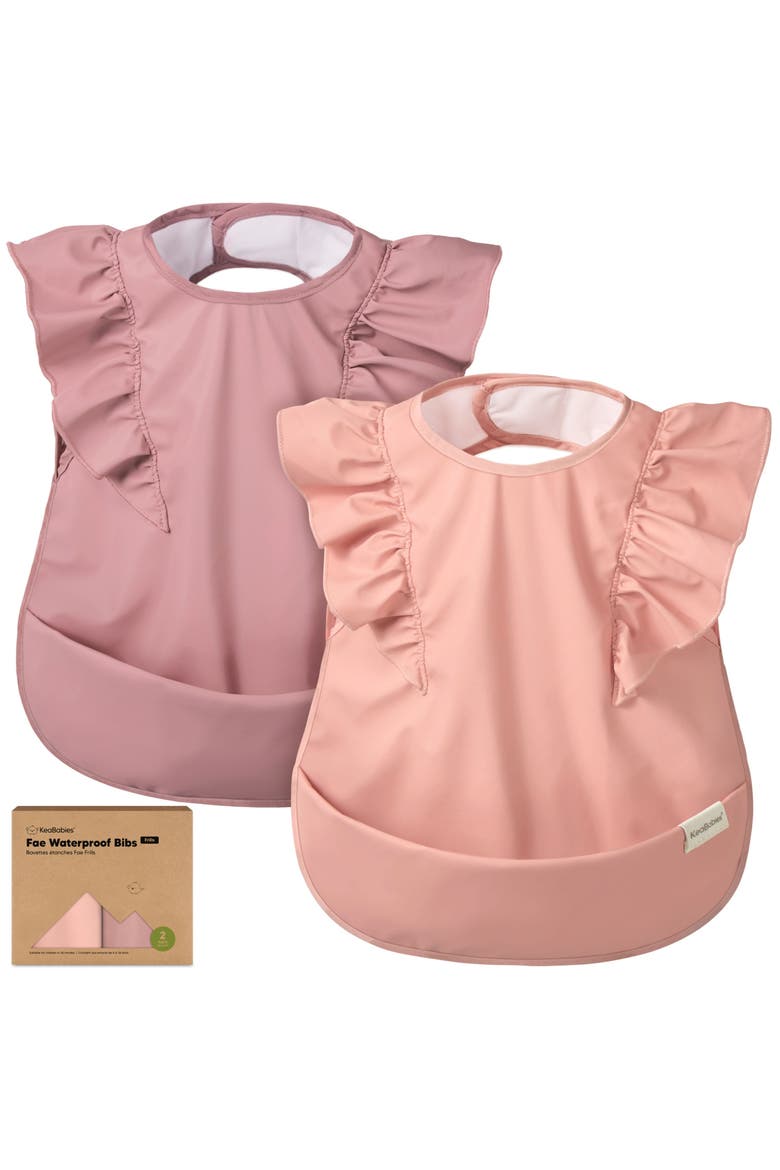 Fae Waterproof Bibs, Main, color, Frills, Dusk