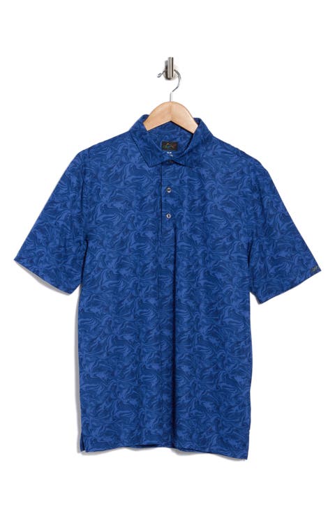 Deep Dive Print Knit Polo