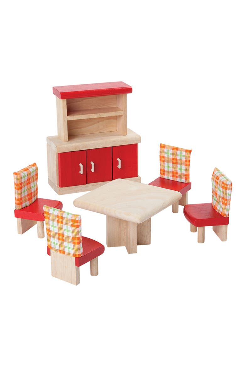 Dollhouse Dining Room Furniture, Main, color, BROWN