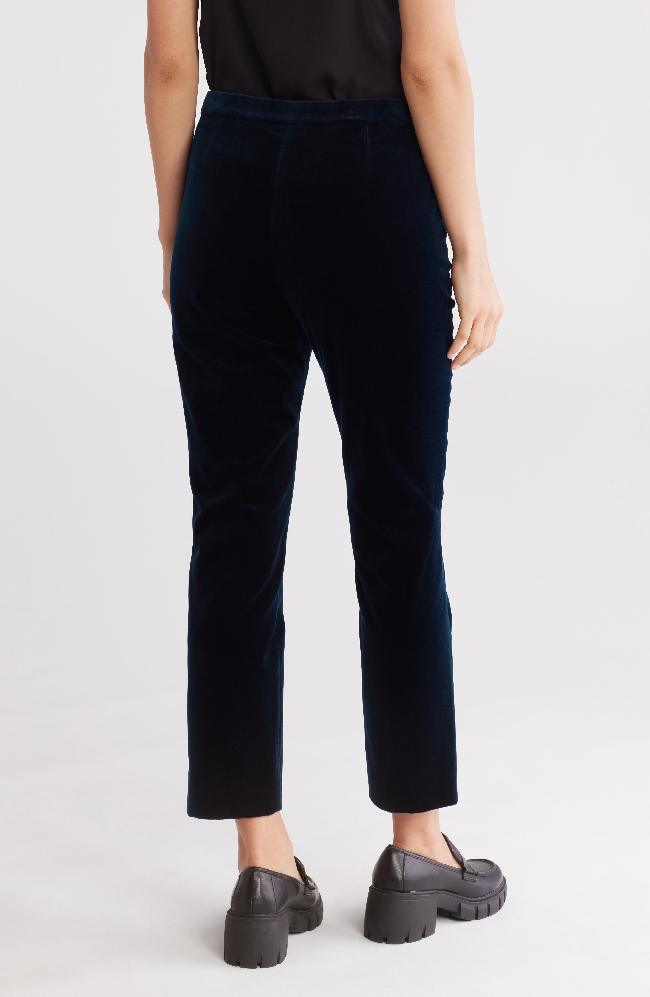 Crushed Velvet Ankle Pants - image 2