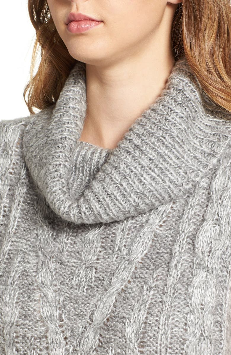 ASTR the Label ASTR Cowl Neck Sweater Dress, Alternate, color, 