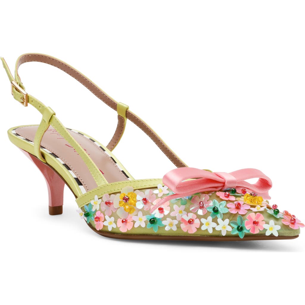 BETSEY JOHNSON BETSEY JOHNSON SADYY SLINGBACK POINTED TOE PUMP