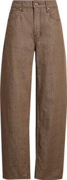 OSSOU Rider Low Rise Barrel Leg Jeans
