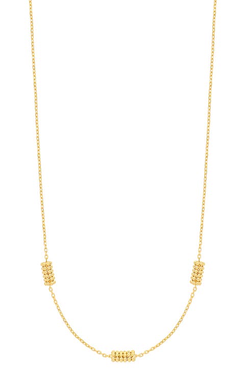 14K Gold Bead Cluster Necklace (Nordstrom Exclusive)