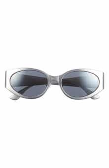 Versace 56mm Oval Sunglasses