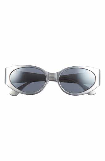 Versace 56mm Oval Sunglasses