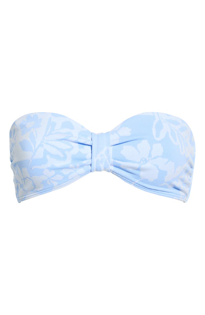 Rip Curl Pacific Coast Floral Jacquard Bikini Top, Alternate, color, Sky Blue