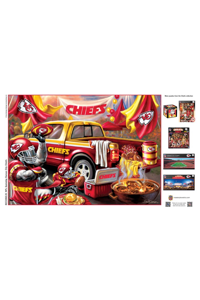 Kansas City Chiefs Gameday 1000pc Puzzle, Alternate, color, Multicolor