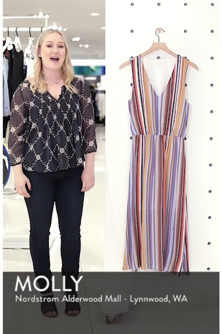 Sleeveless Blouson Midi Dress video