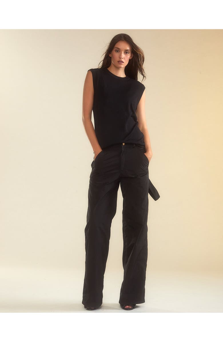 Cynthia Rowley Mica Sleeveless Knit Top, Alternate, color, 