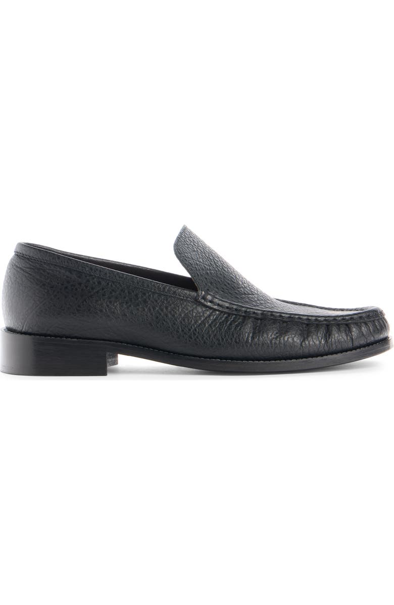 Acne Studios Apron Toe Loafer, Alternate, color, Black