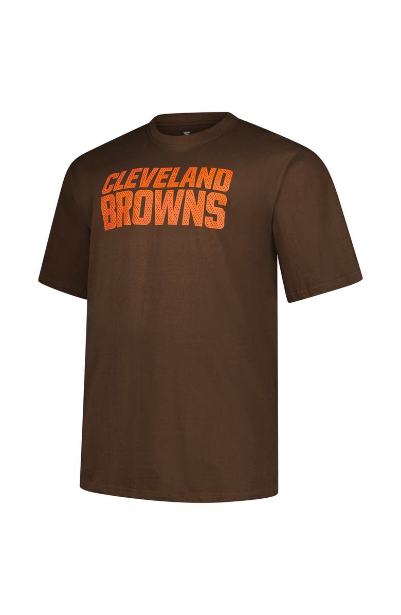 FANATICS Men's Fanatics Brown Cleveland Browns Big & Tall Number One Dad T-Shirt, Alternate, color, Brown