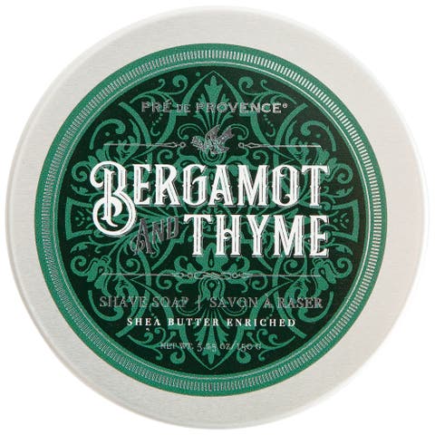 Bergamot & Thyme - Men's Shave Soap In Tin