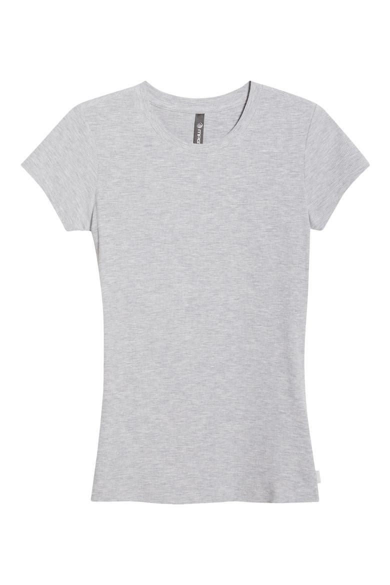 Rib Baby T-Shirt, Alternate, color, HEATHER CONCRETE