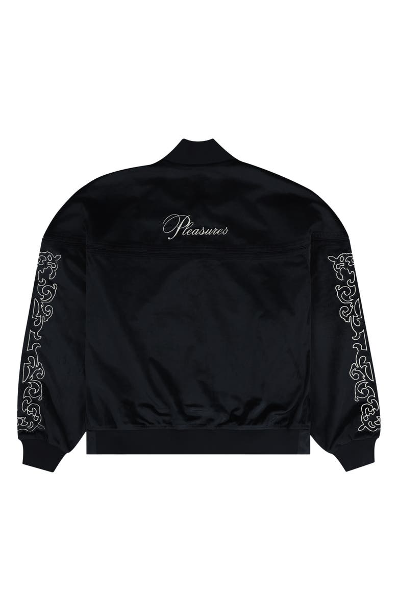 PLEASURES Unquote Velour Track Jacket, Alternate, color,