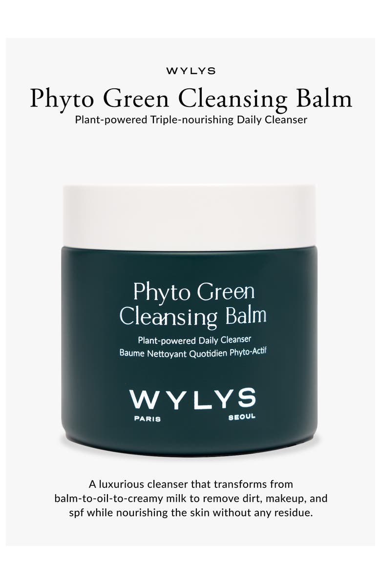 WYLYS Phyto Green Cleansing Balm & Jade Spatula, Alternate, color, NO COLOR
