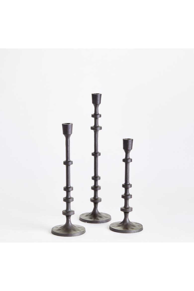 Abacus Taper Holders Set of 3, Alternate, color, Gray