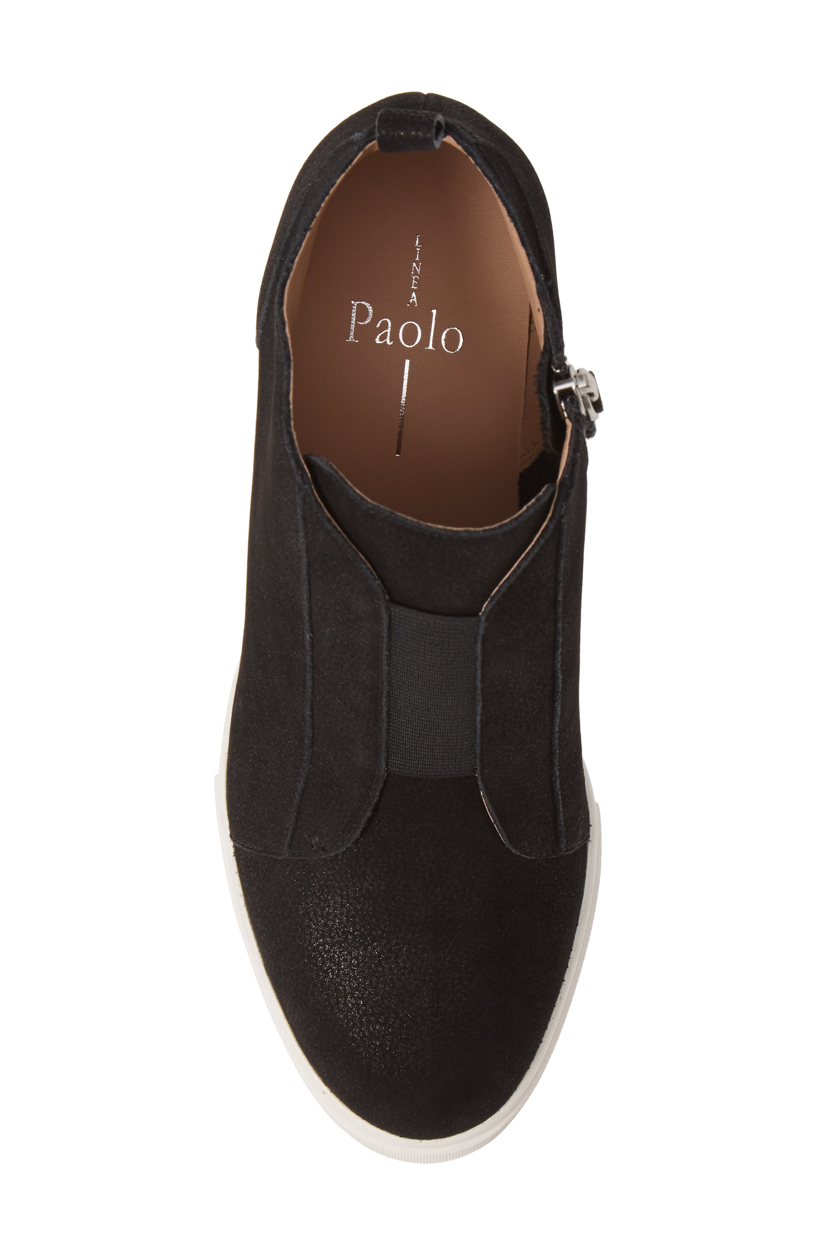 Felicia III Wedge Sneaker, Alternate, color, BLK PEARL