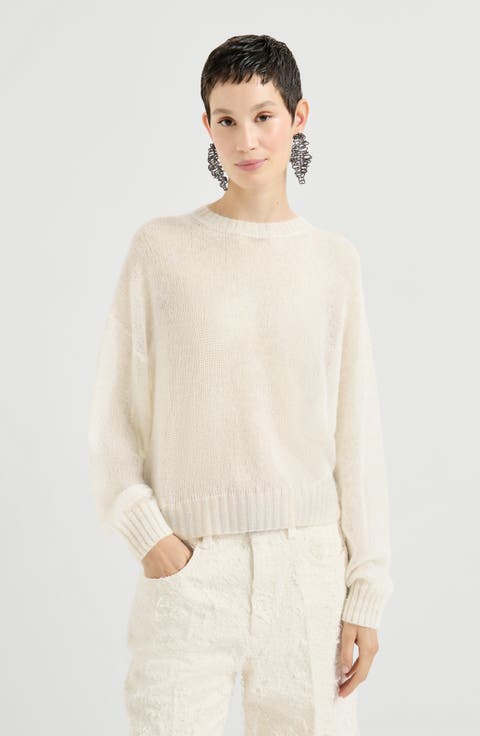 Mohair and wool sweater