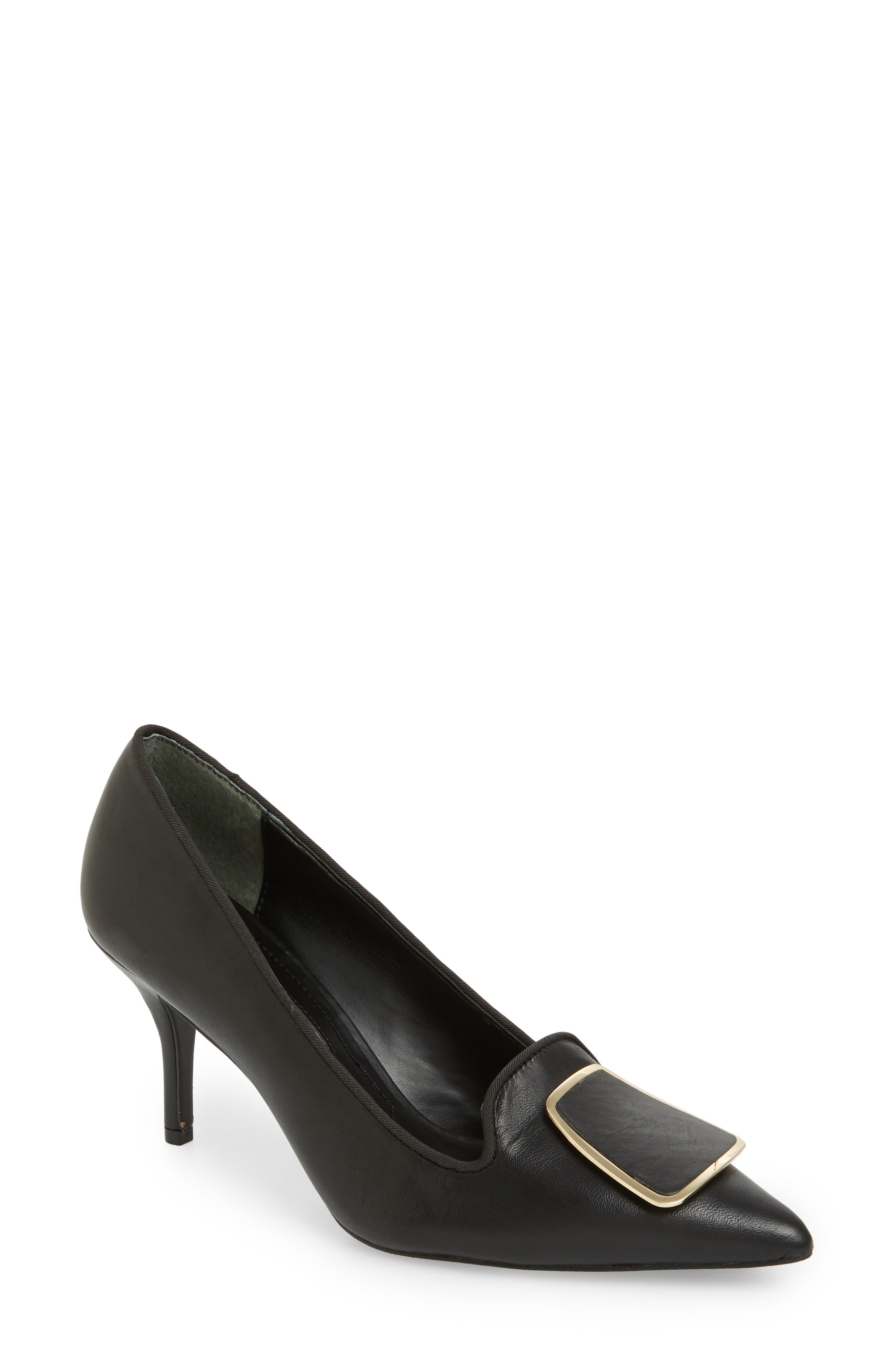 Aramina Pump, Main, color, BLACK LEATHER