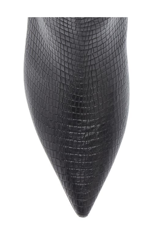 Bruno Magli Francesca Pointed Toe Kitten Heel Bootie In Black