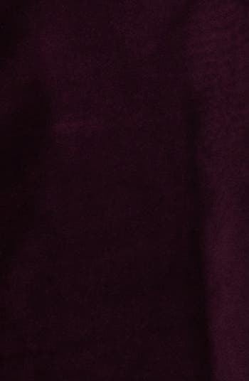 Anya Draped One-Shoulder Velvet Gown