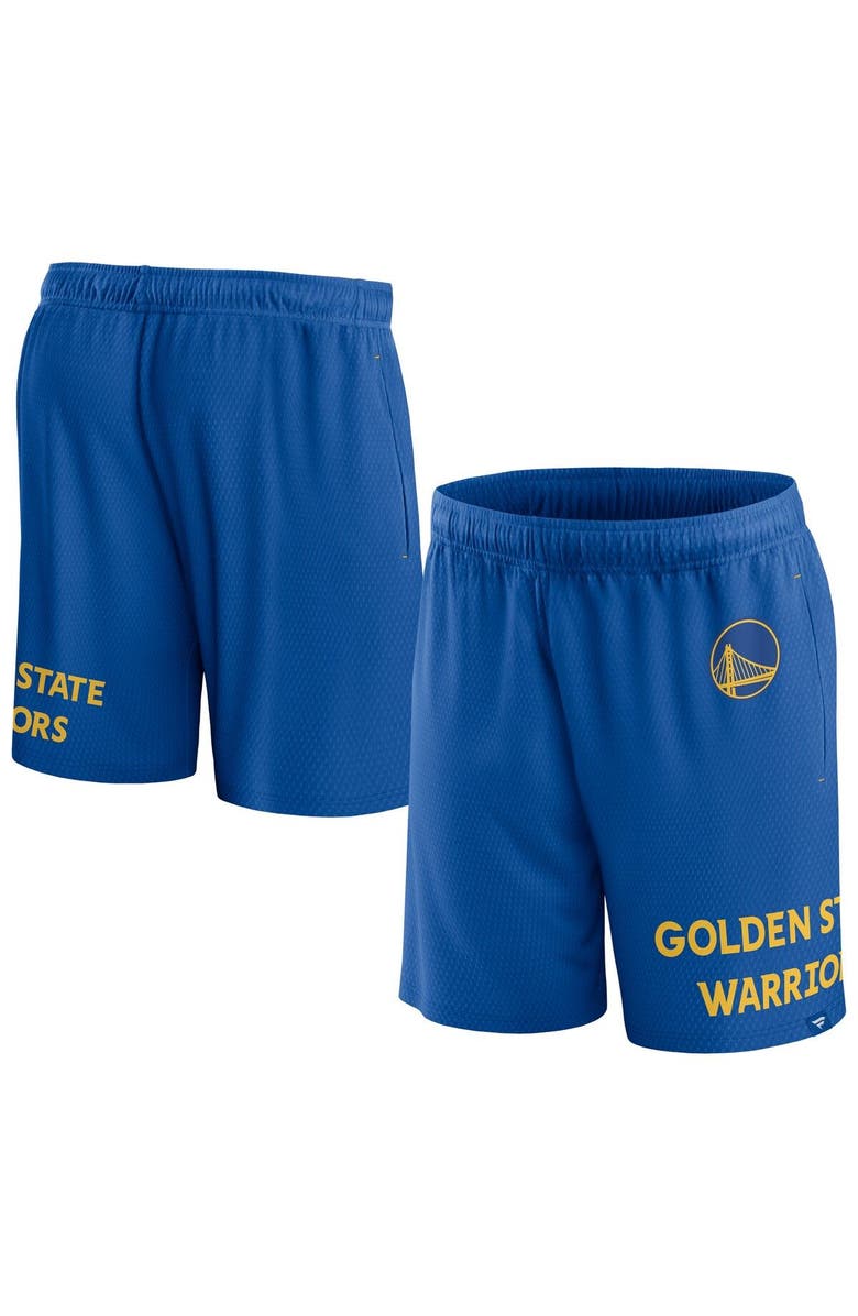 FANATICS Men's Fanatics Branded Royal Golden State Warriors Free Throw Mesh Shorts, Main, color, Royal