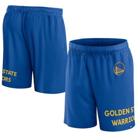 Men's Fanatics Branded Royal Golden State Warriors Free Throw Mesh Shorts