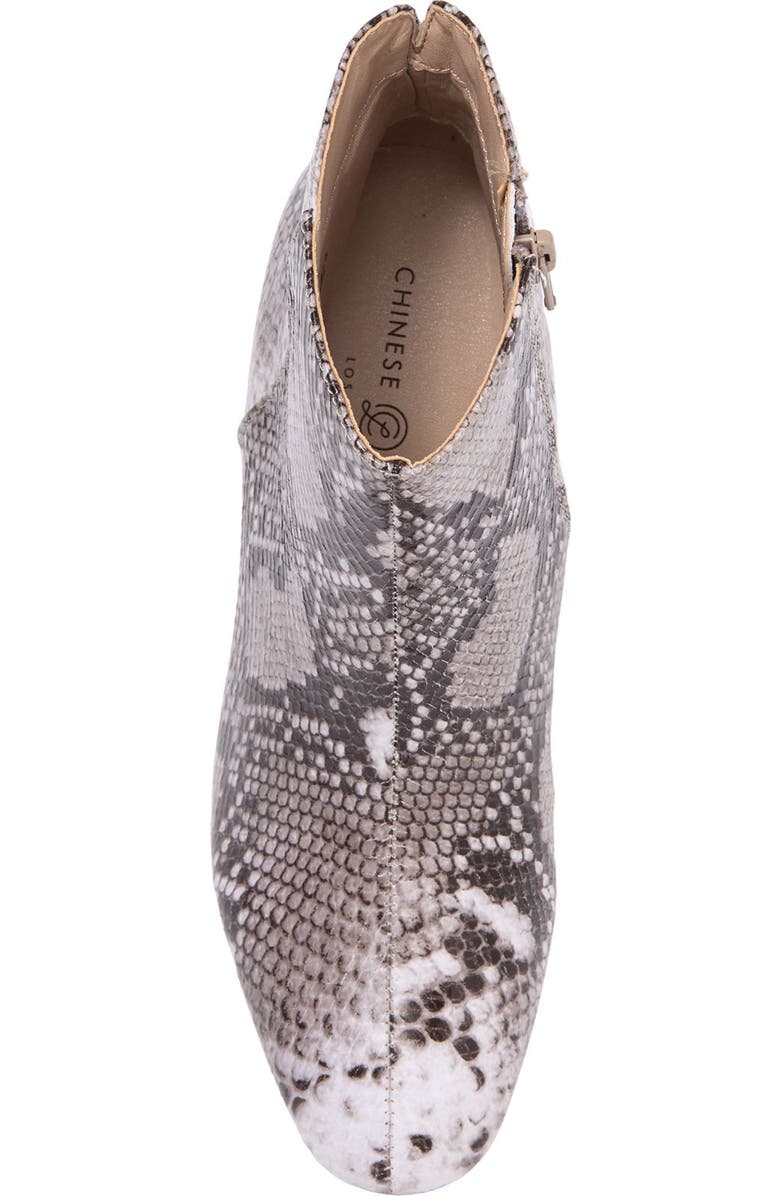 Chinese Laundry Daria Snake Print Bootie, Alternate, color,