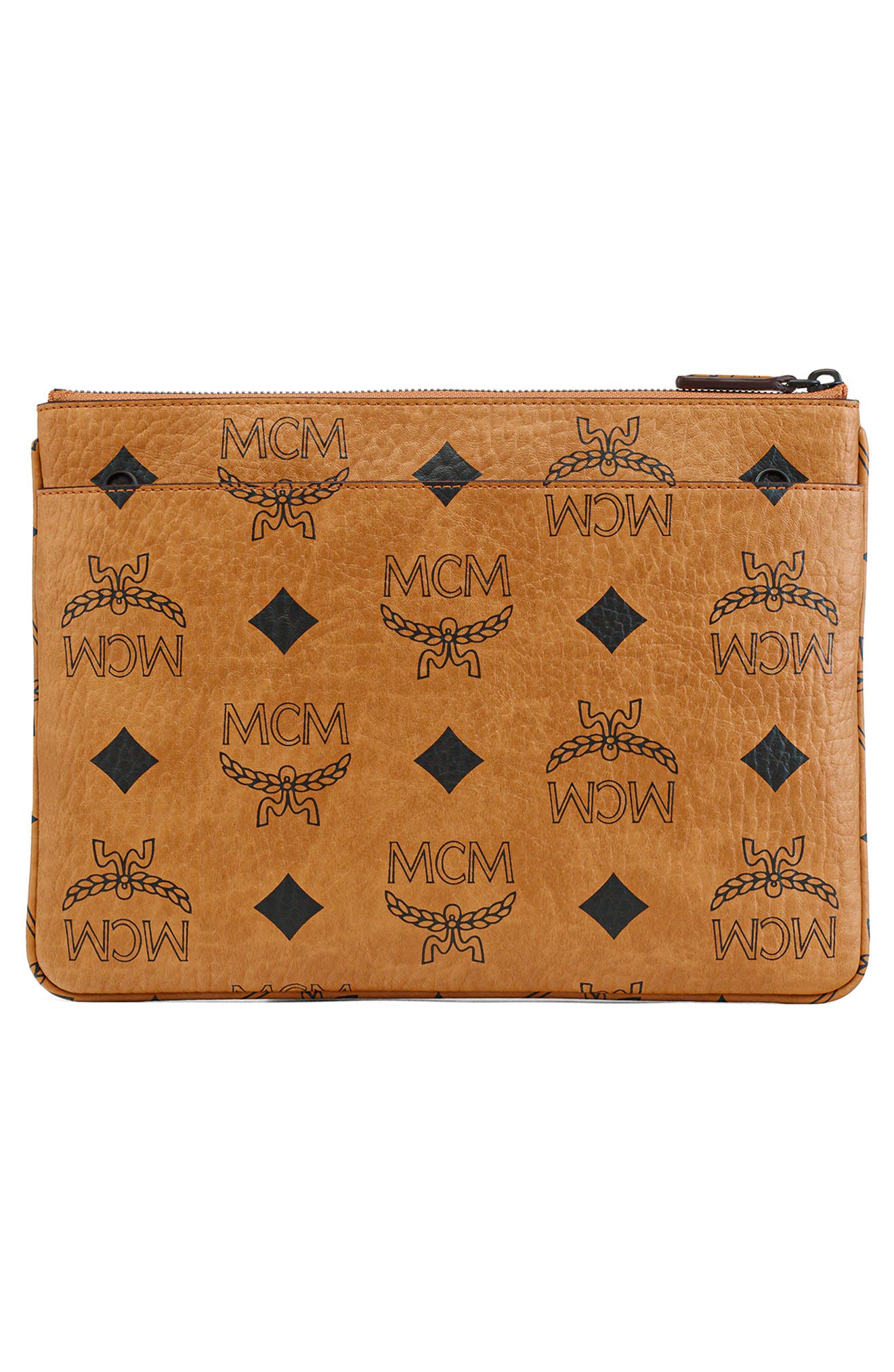 MCM Medium Aren Visetos Coated Canvas Crossbody Bag, Alternate, color, 