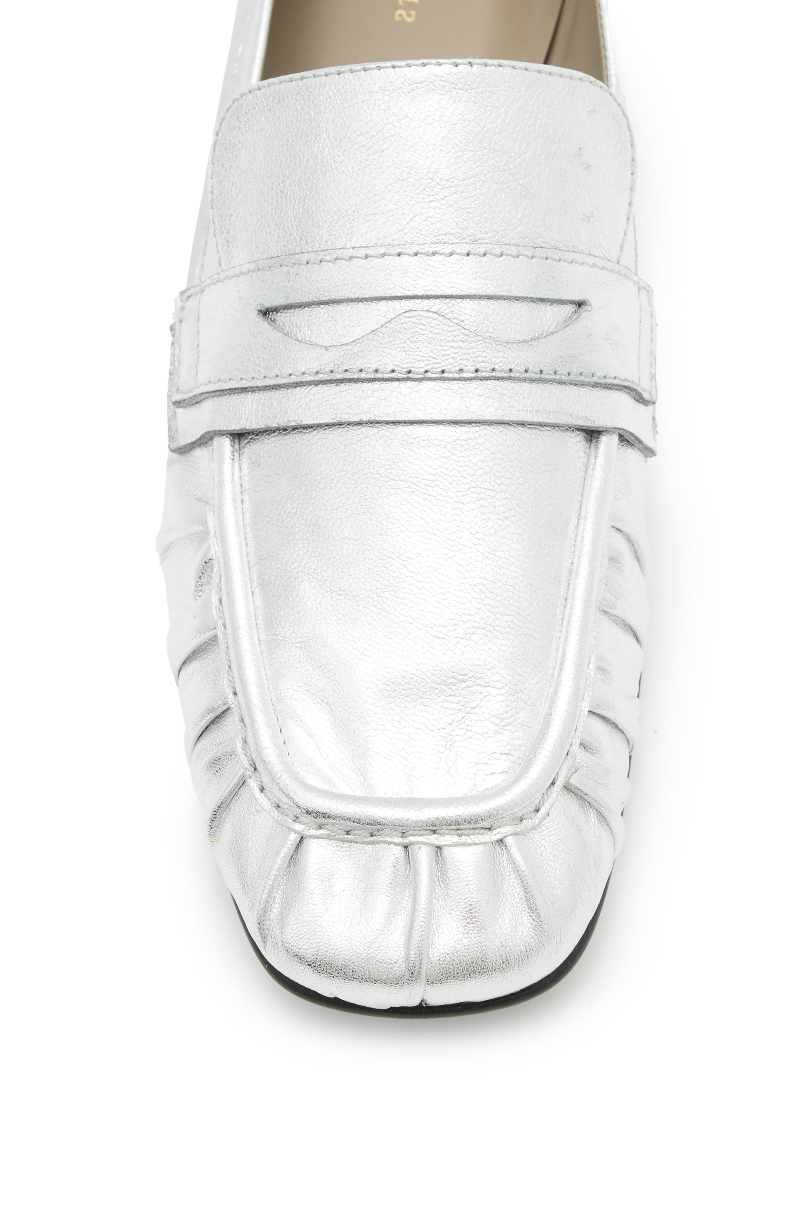 AllSaints Sapphire Penny Loafer, Alternate, color, 