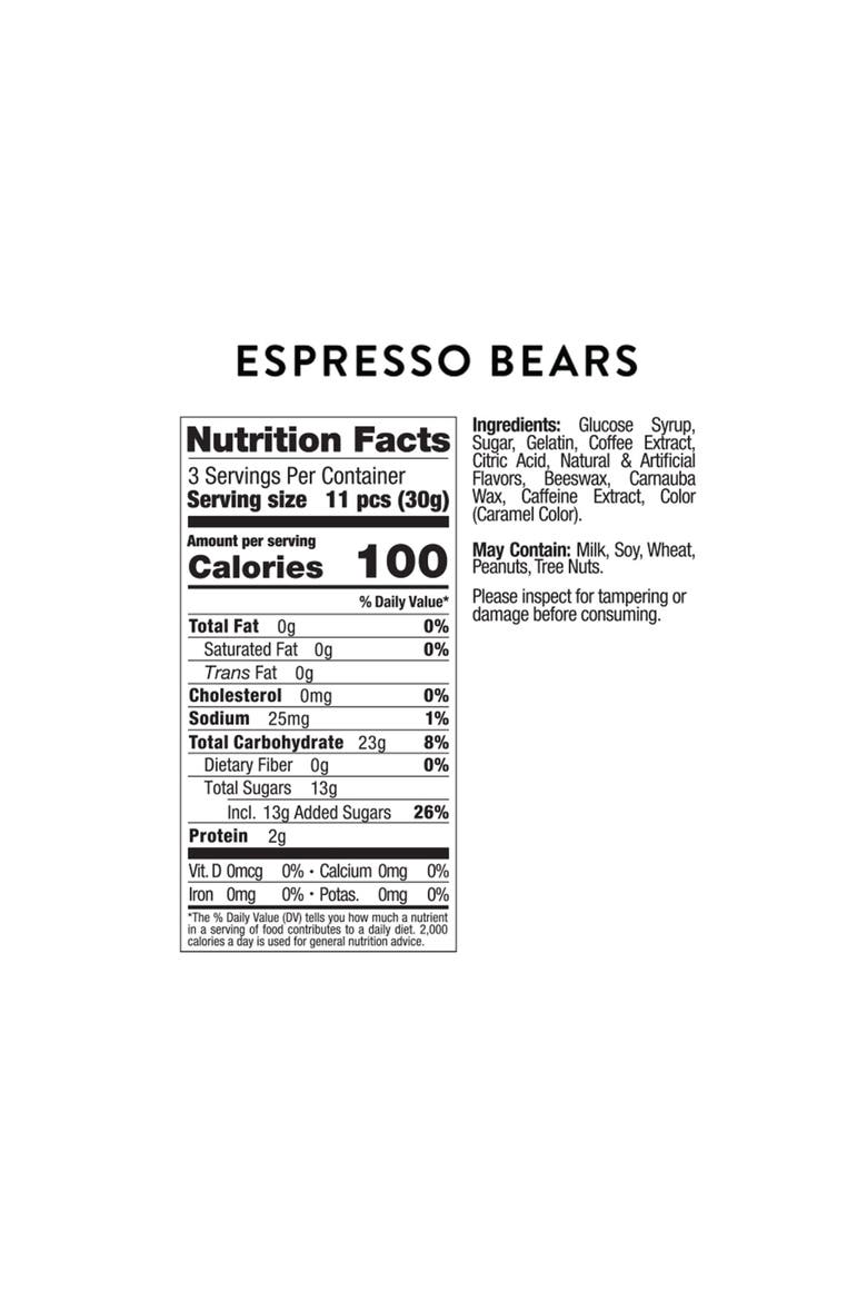 6-Pack Espresso Gummy Bears, Alternate, color, NO COLOR