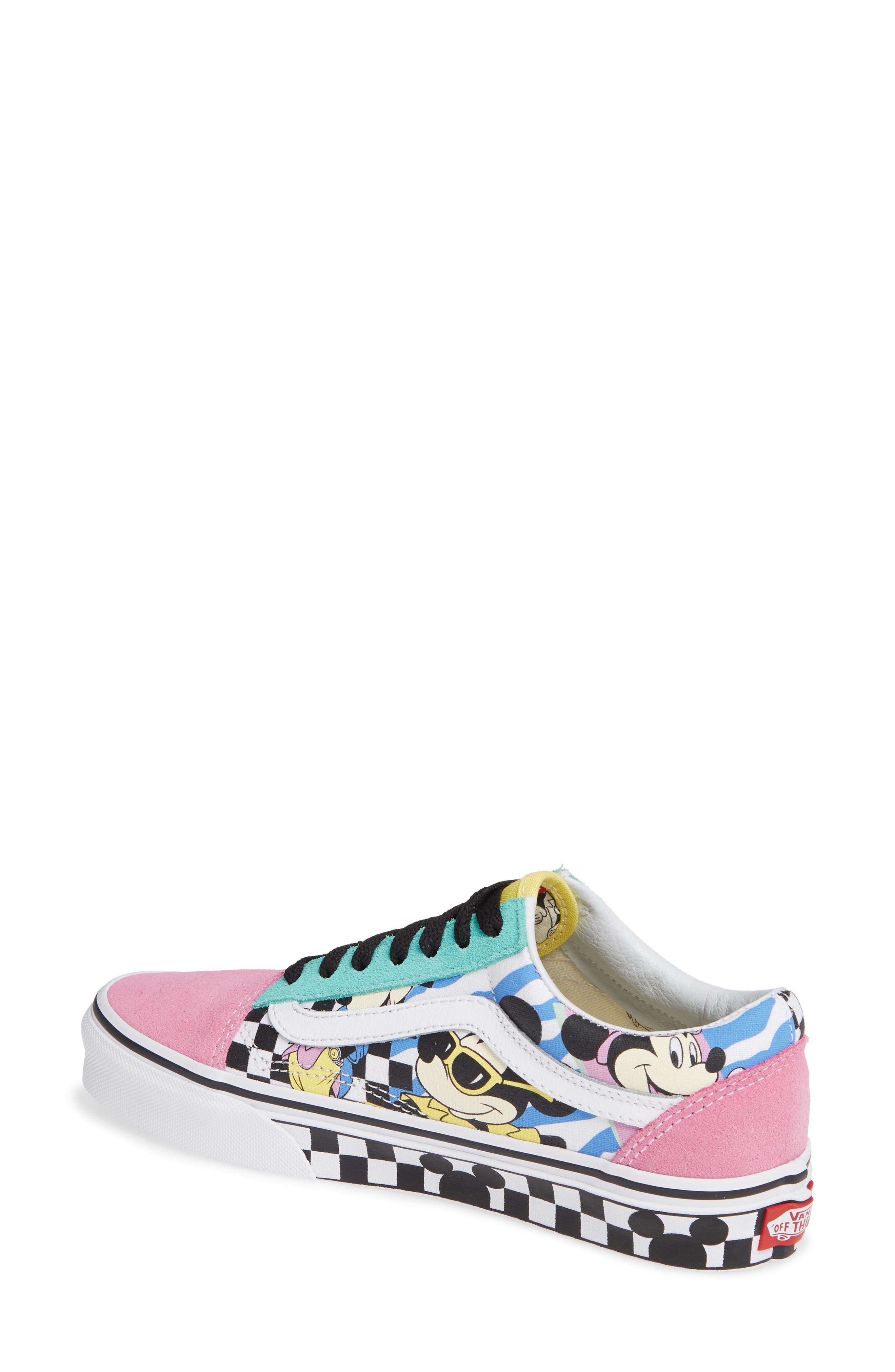 Vans x Disney Mickey Mouse UA Old Skool Low-Top Sneaker, Alternate, color, 