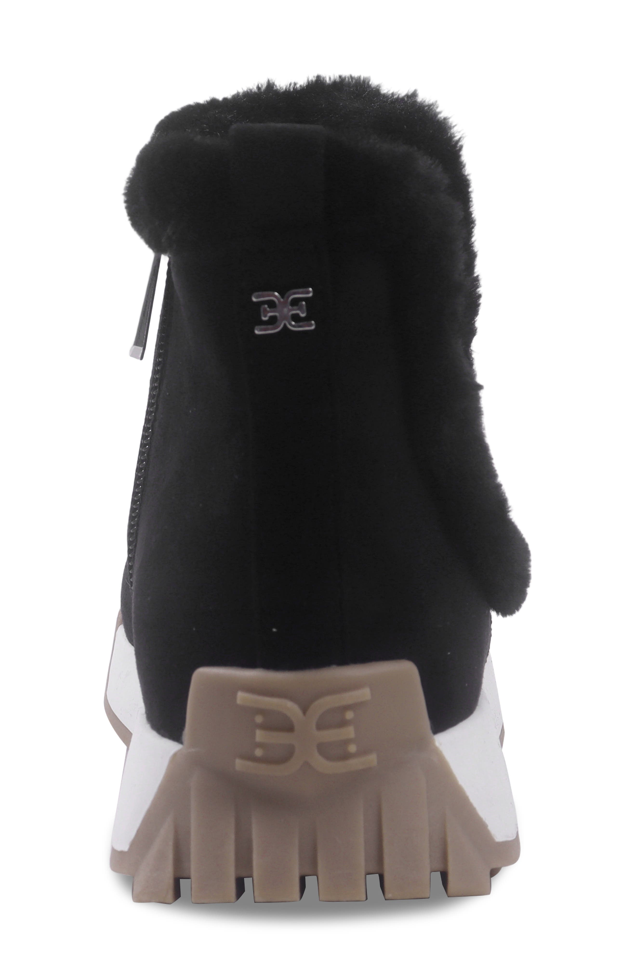 Kids' Lenny Gabby Faux Fur Bootie, Alternate, color, BLACK